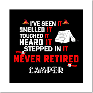 Never Retired Camper Posters and Art